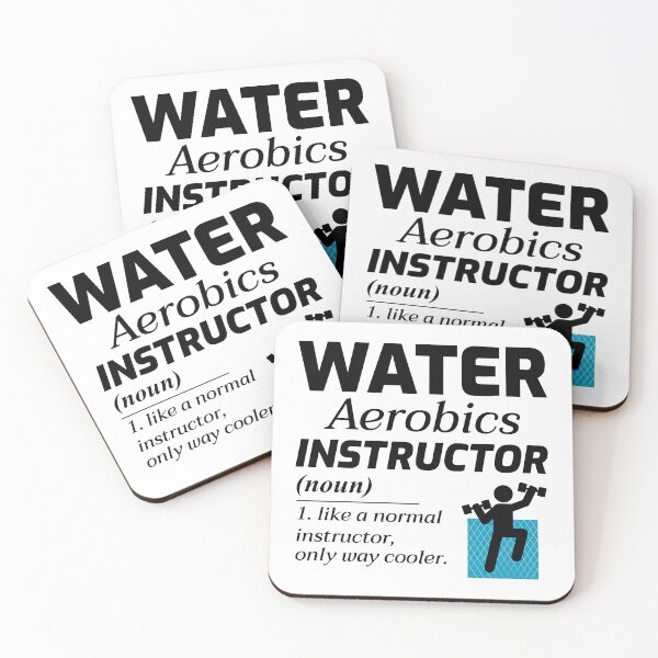Item preview, Water Aerobics Instructor Aquatic fitness Trainer designed and sold by CuteDesigns1.