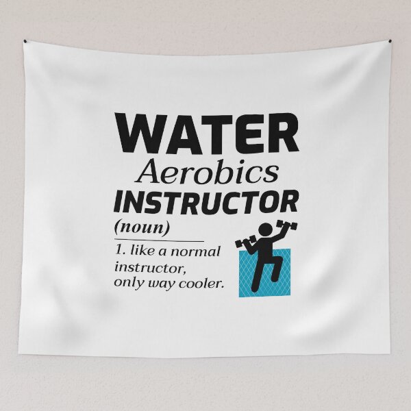 Item preview, Water Aerobics Instructor Aquatic fitness Trainer designed and sold by CuteDesigns1.