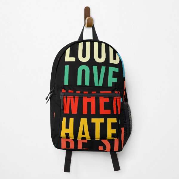 Item preview, When hate is loud love must not be silent vintage designed and sold by smallcatvn.