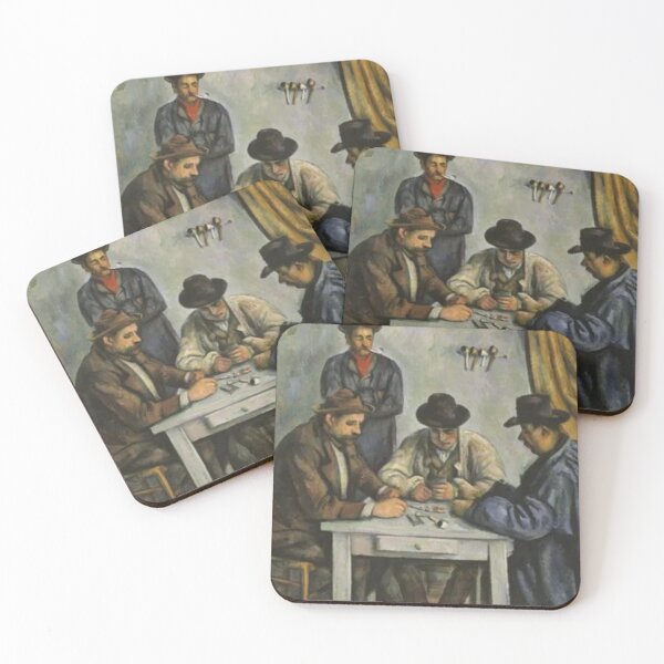 Item preview, The card players by paul cezanne draw painting  designed and sold by Golido.