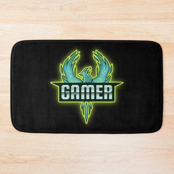 Item preview, Gamer with Impressive Phoenix Bird designed and sold by PRIVARSHU.