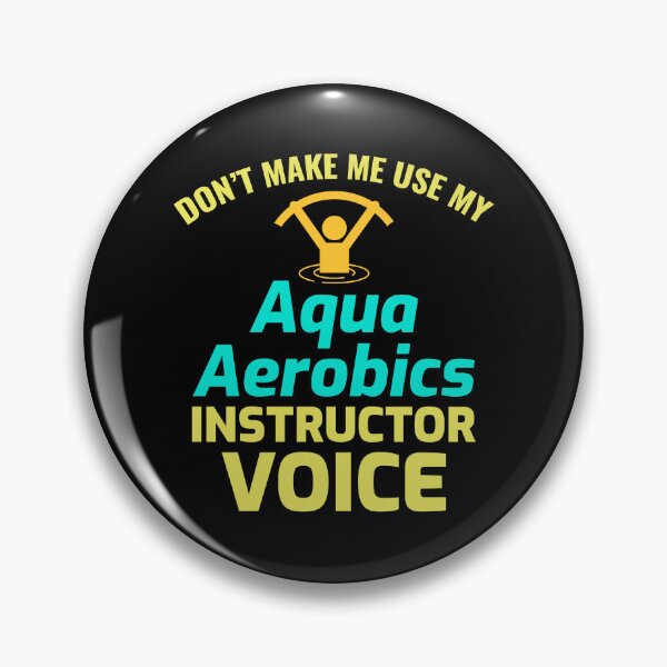 Item preview, Water Aerobics Instructor Aquatic fitness Trainer designed and sold by CuteDesigns1.