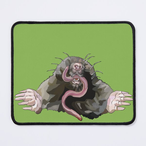Item preview, Mole in a hole with a worm designed and sold by BeeFoxTree.