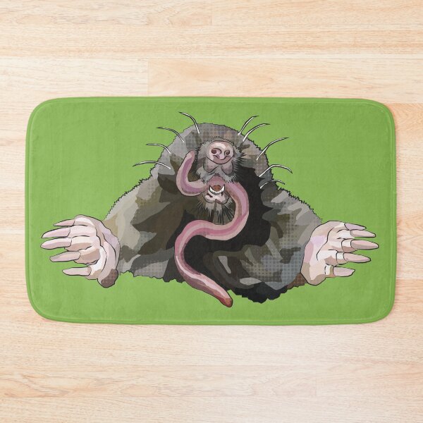 Item preview, Mole in a hole with a worm designed and sold by BeeFoxTree.