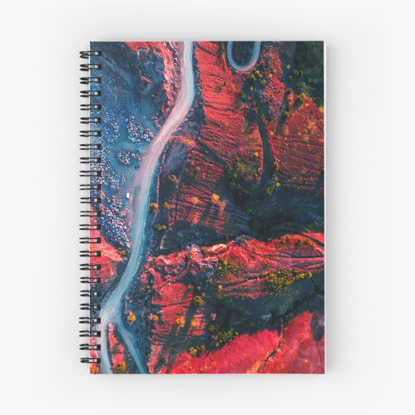 Item preview, Aerial drone view of an unique red rock quarry	 designed and sold by Chris-Thodd.