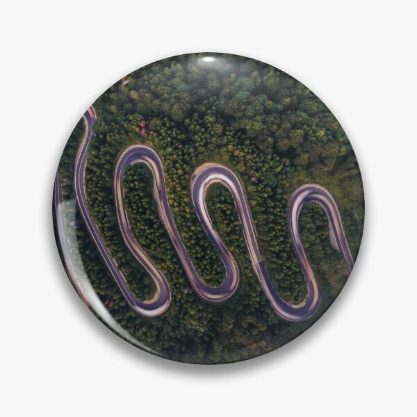 Item preview, Aerial top down view of curvy road in forest designed and sold by Chris-Thodd.