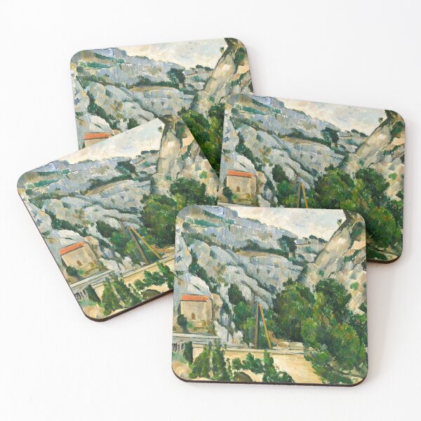 Item preview, House with red roof paul cezanne work  designed and sold by Golido.