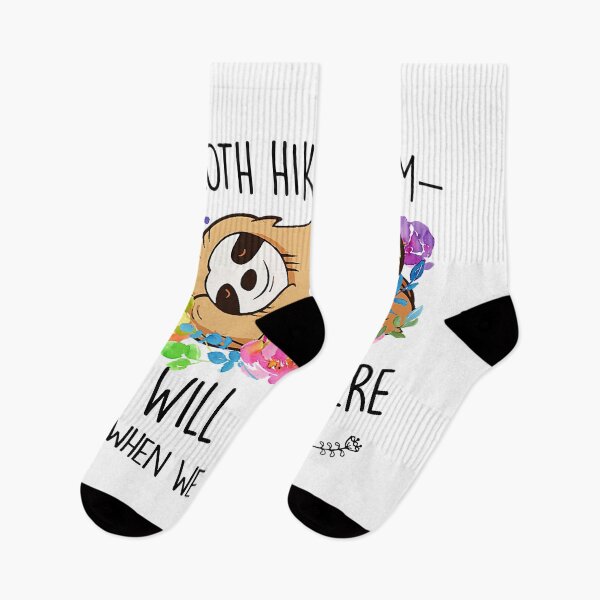 Item preview, Sloth Hiking Team We Will Get There When We Get There Gift Mothers Day Funny Flower Women designed and sold by BennetJaco.