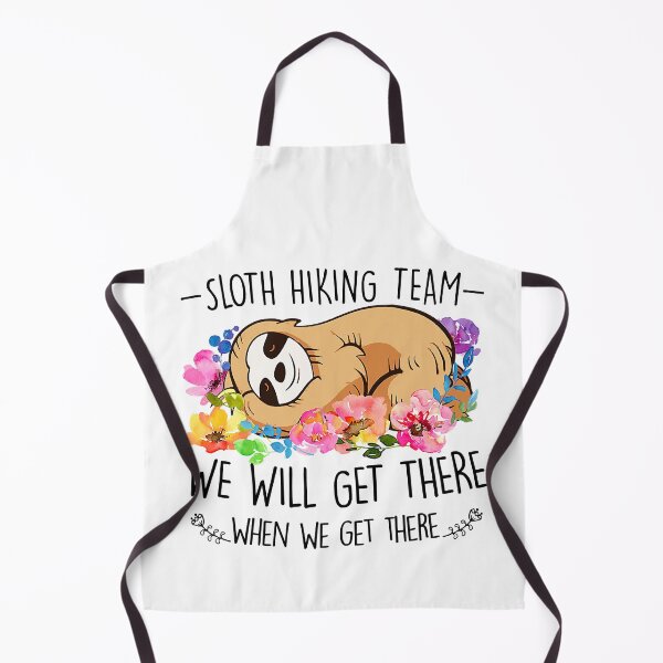 Item preview, Sloth Hiking Team We Will Get There When We Get There Gift Mothers Day Funny Flower Women designed and sold by BennetJaco.