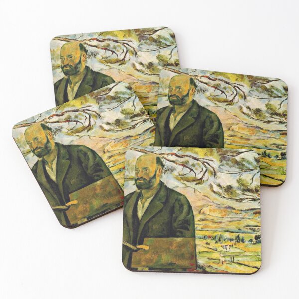 Item preview, Self portrait with palette paul cezanne artwork drawing  designed and sold by Golido.
