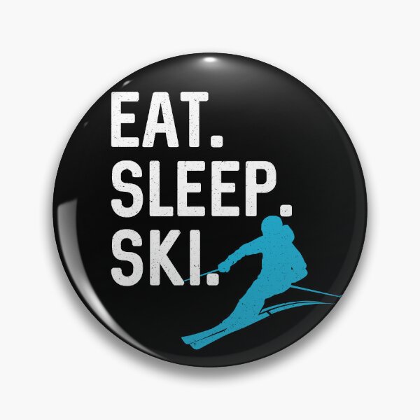 Item preview, Funny Skiing Tshirt - Eat Sleep Ski designed and sold by SunsetGloww.