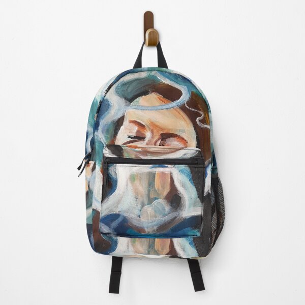 Item preview, Acrylic expressionistic underwater daydreaming print designed and sold by AJPaint.