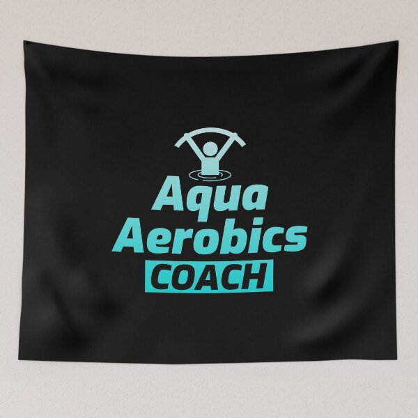 Item preview, Aqua Aerobics Coach Aquatic fitness Trainer designed and sold by CuteDesigns1.