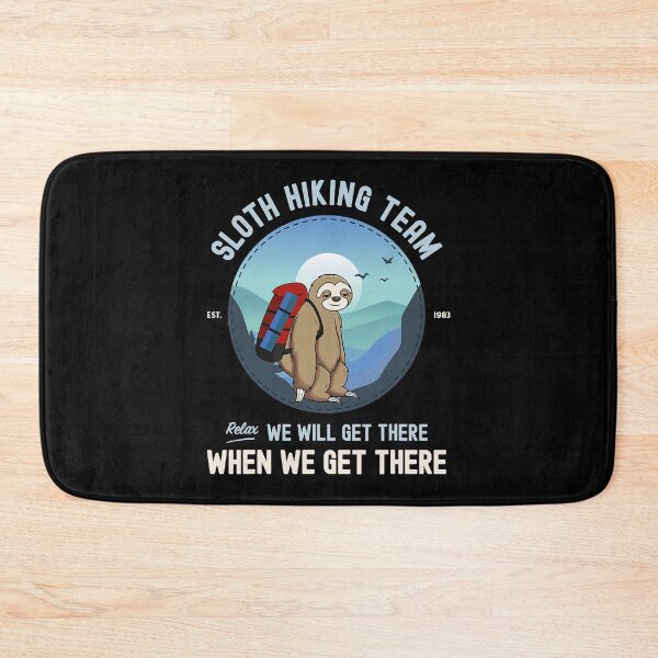 Item preview, Sloth Hiking Team We Will Get There When We Get There Funny Hiking Team Vintage Gift designed and sold by BennetJaco.