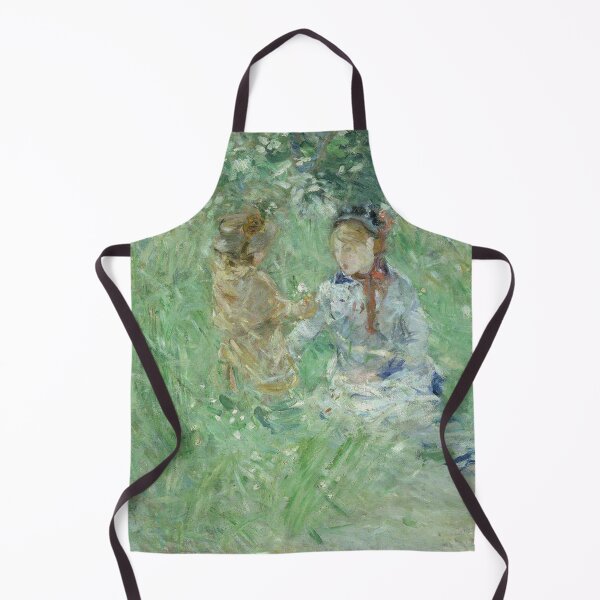 Item preview, Woman and Child in a Meadow at Bougival by Berthe Morisot designed and sold by RickE.