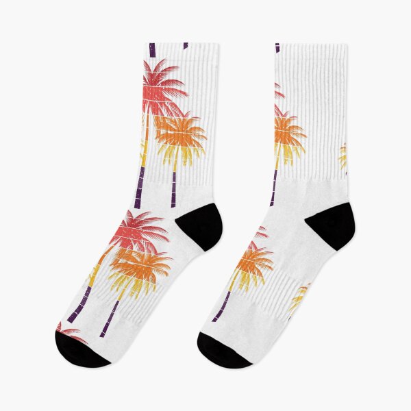 Item preview, Sunset palm trees designed and sold by Unaiza Khalid.