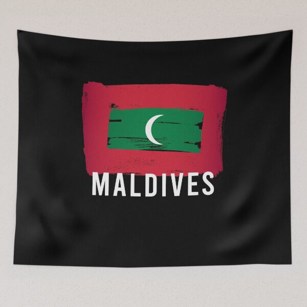 Item preview, Maldives Flag Maldives Vacation Surfers designed and sold by MooonTees.