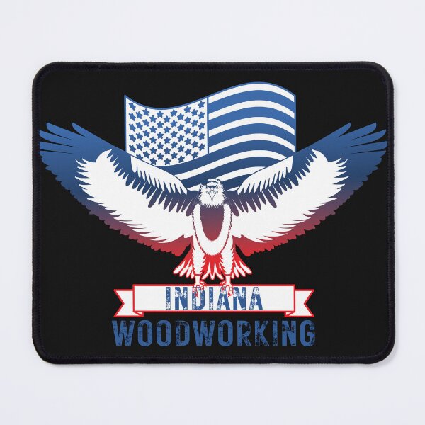 Item preview, Indiana Woodworking -  Woodworking Carpentry Fun Graphic - Fun Woodworking Gifts  designed and sold by WoodWorkingInc.