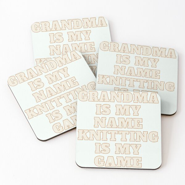 Item preview, Grandma Is My Name Knitting Is My Game designed and sold by XLStore1000.