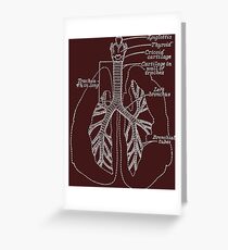 The Lungs Greeting Card