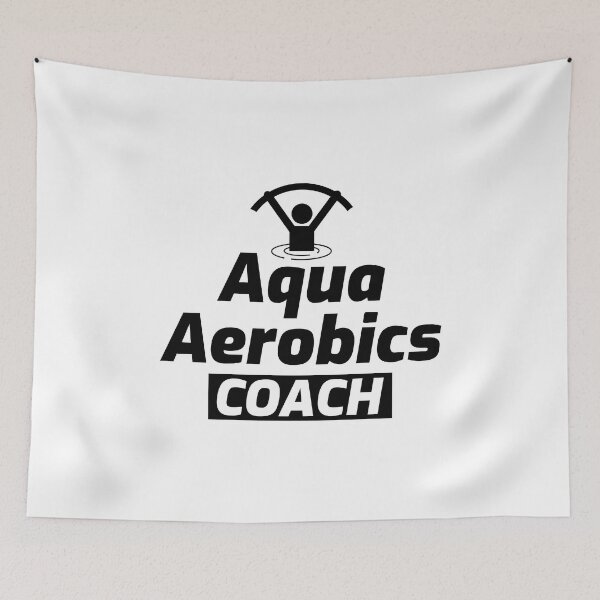 Item preview, Aqua Aerobics Coach Aquatic fitness Trainer designed and sold by CuteDesigns1.
