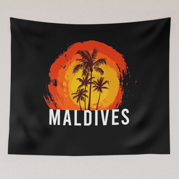 Item preview, Maldives Palm Trees Maldives Vacation designed and sold by MooonTees.