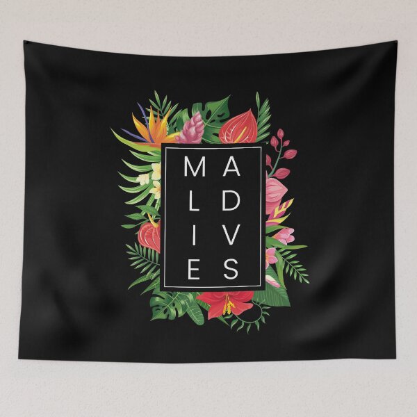 Item preview, Maldives Flowers Maldives Vacation designed and sold by MooonTees.