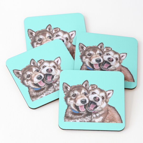 Item preview, Two Terrier Pups Hugging! designed and sold by daveand65.