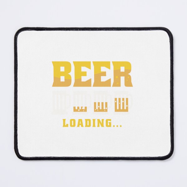 Item preview, beer-drink-loading-in-glasses-t-shirt-design designed and sold by JAMALSTORE92.