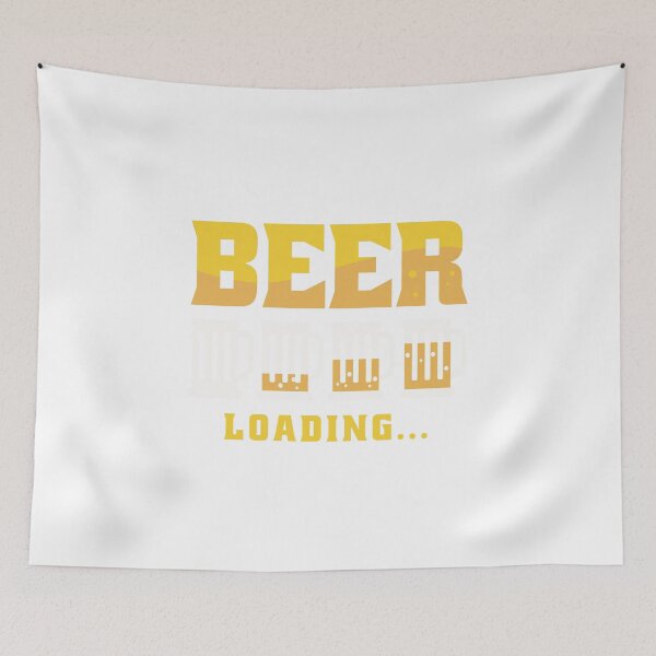 Item preview, beer-drink-loading-in-glasses-t-shirt-design designed and sold by JAMALSTORE92.