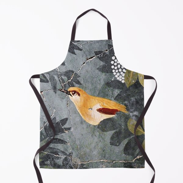 Item preview, POMPEII COLLECTION / BIRD AMONG TREE LEAVES  IN THE GARDEN ,GREEN FLORAL designed and sold by BulganLumini.