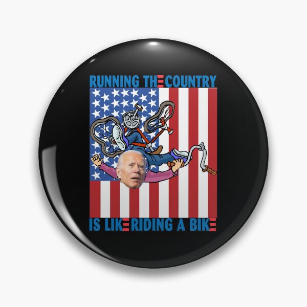 Item preview, Running The Country Is Like Riding A Bike US Flag designed and sold by adolfonewell04.