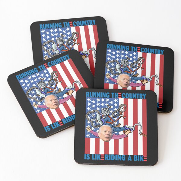 Item preview, Running The Country Is Like Riding A Bike US Flag designed and sold by adolfonewell04.