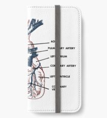 Cardio in Farbe iPhone Flip-Case/Hülle/Klebefolie