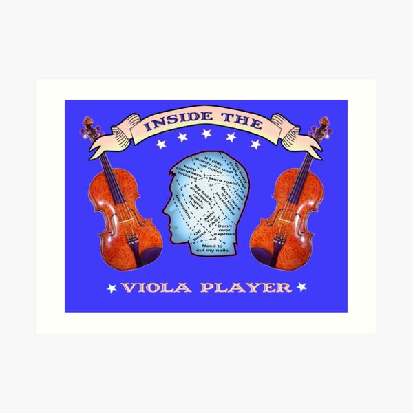 Inside the Viola Player Art Print