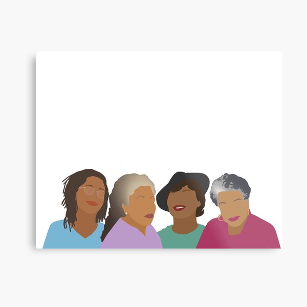 Squad Goals- Queens of African American Literature Metal Print
