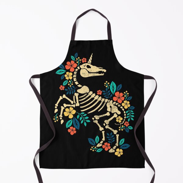 Item preview, Flowered unicorn skeleton designed and sold by NemiMakeit.