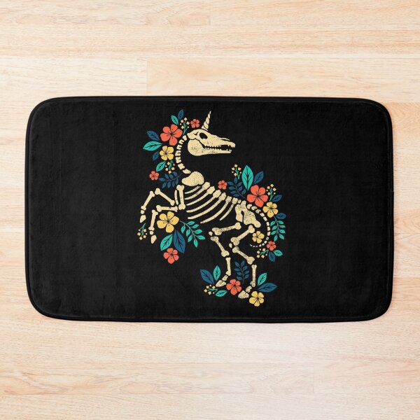 Item preview, Flowered unicorn skeleton designed and sold by NemiMakeit.