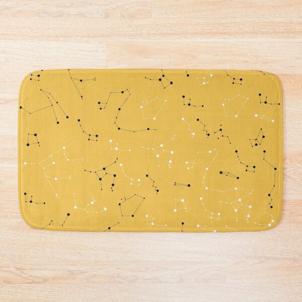 Item preview, Star Constellation Pattern on Yellow Background designed and sold by kapotka.