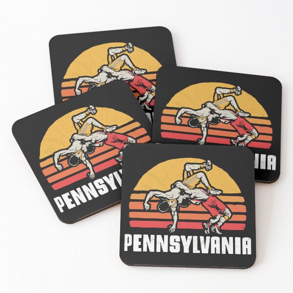Item preview, Pennsylvania Wrestling Retro Wrestlers And Sun Graphic designed and sold by vergiekaerin.
