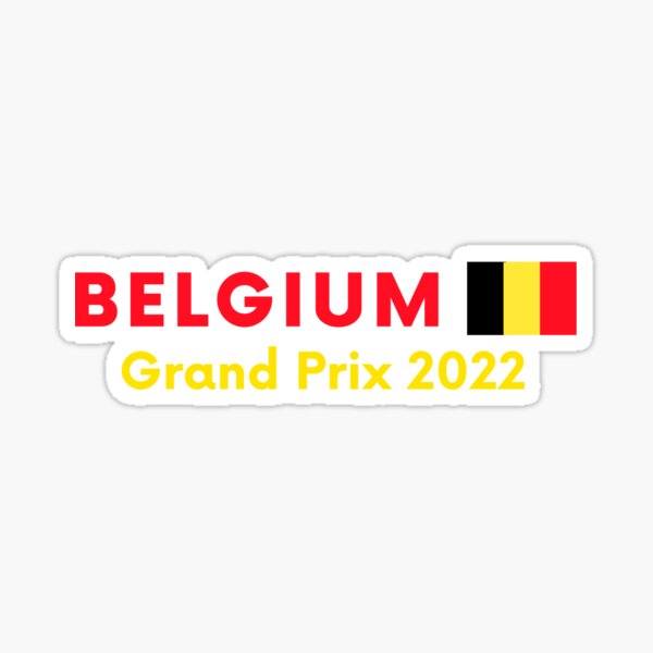 Sticker Grand Prix of Belgium F1 Spa-Francorchamps 25/5/1986 Gitanes PBE 