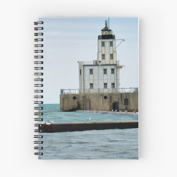Item preview, Milwaukee Lighthouse on Lake Michigan designed and sold by bertsworks300.