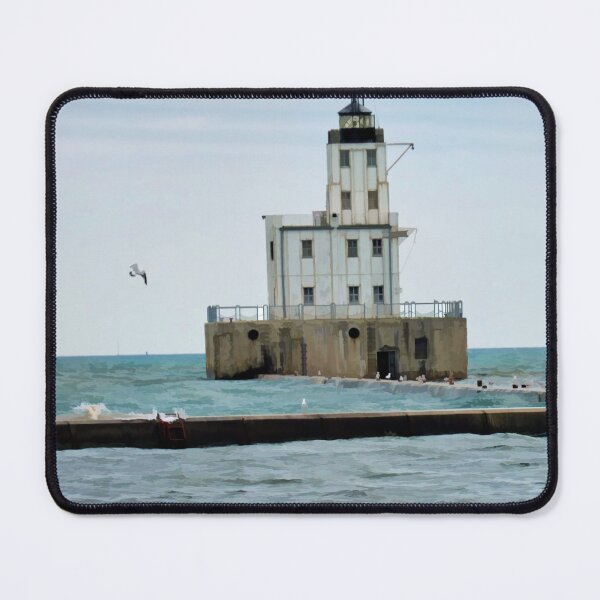 Item preview, Milwaukee Lighthouse on Lake Michigan designed and sold by bertsworks300.