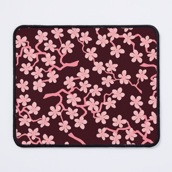 Item preview, Sakura pattern Japanese Blossom Flower Dark Pink designed and sold by gani-75.