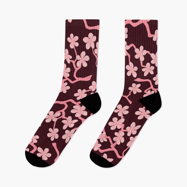 Item preview, Sakura pattern Japanese Blossom Flower Dark Pink designed and sold by gani-75.