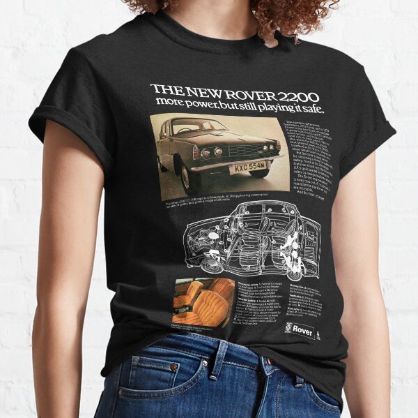 Rover P6 2000 Embroidered & Personalised T Shirt 