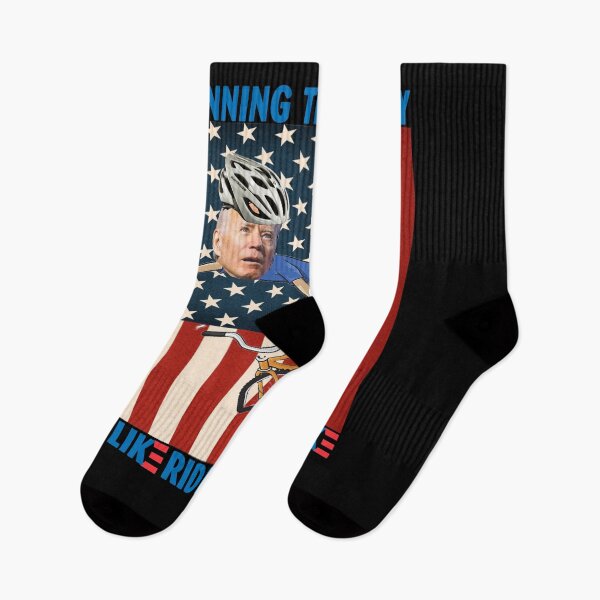 Item preview, Running The Country Is Like Riding A Bike American Flag designed and sold by bobbygies3720.