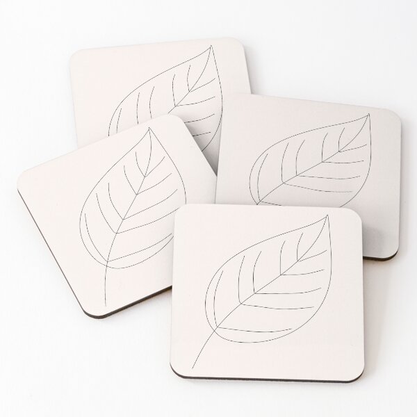 Item preview, One Line art minimalist leaf Drawing - minimalist line floral drawing pencil art designed and sold by Softlife.
