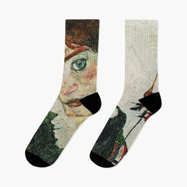 Item preview, Portrait of a woman by Egon Schiele designed and sold by Vintage Designs +.