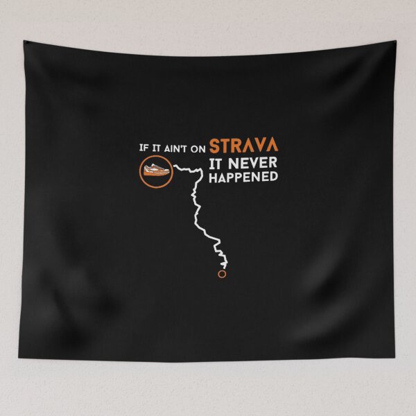 Item preview, If It Ain't On Strava It Never Happened Sticker designed and sold by monica45je.